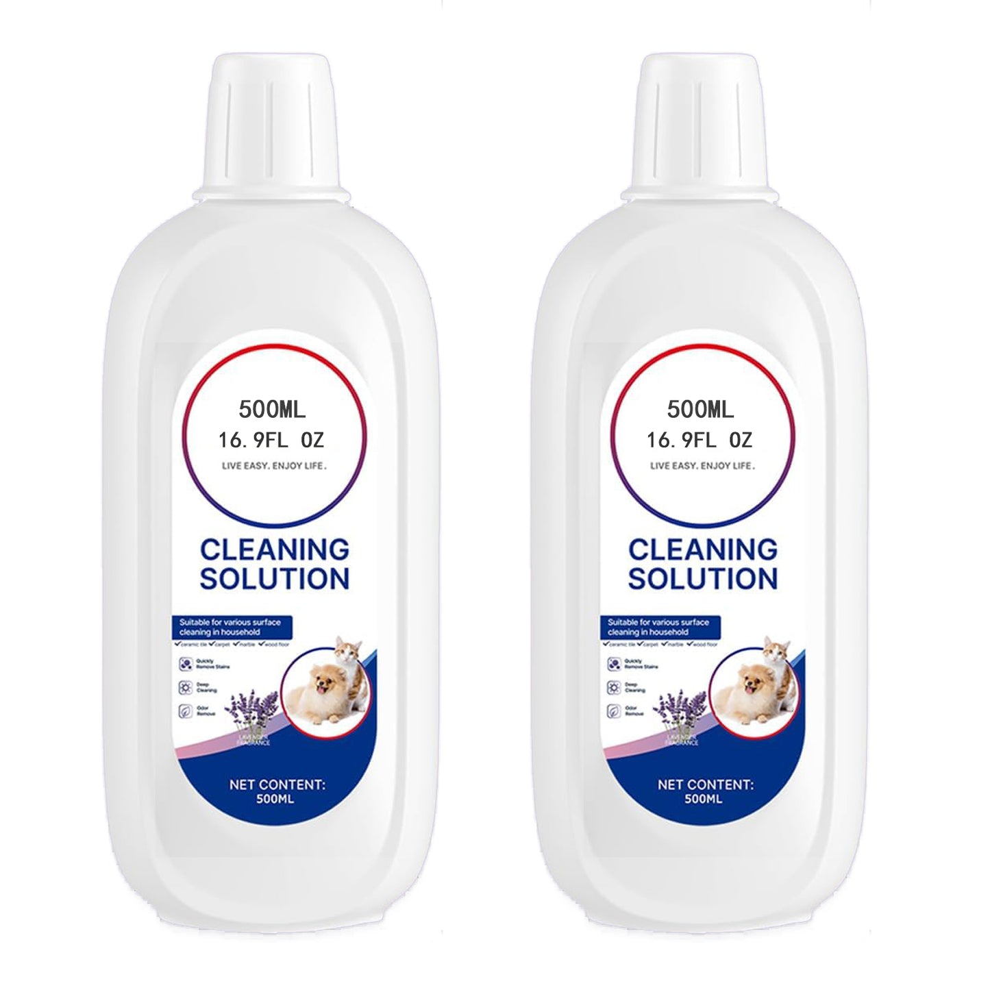 Floor Cleaner Lavender Scent Compatible with Tineco Cleaning Solution Rifill Deep Cleaning for Tineco Vacuum Mop Solution, for iFloor Series & Floor One Cleaner Solution,500ml