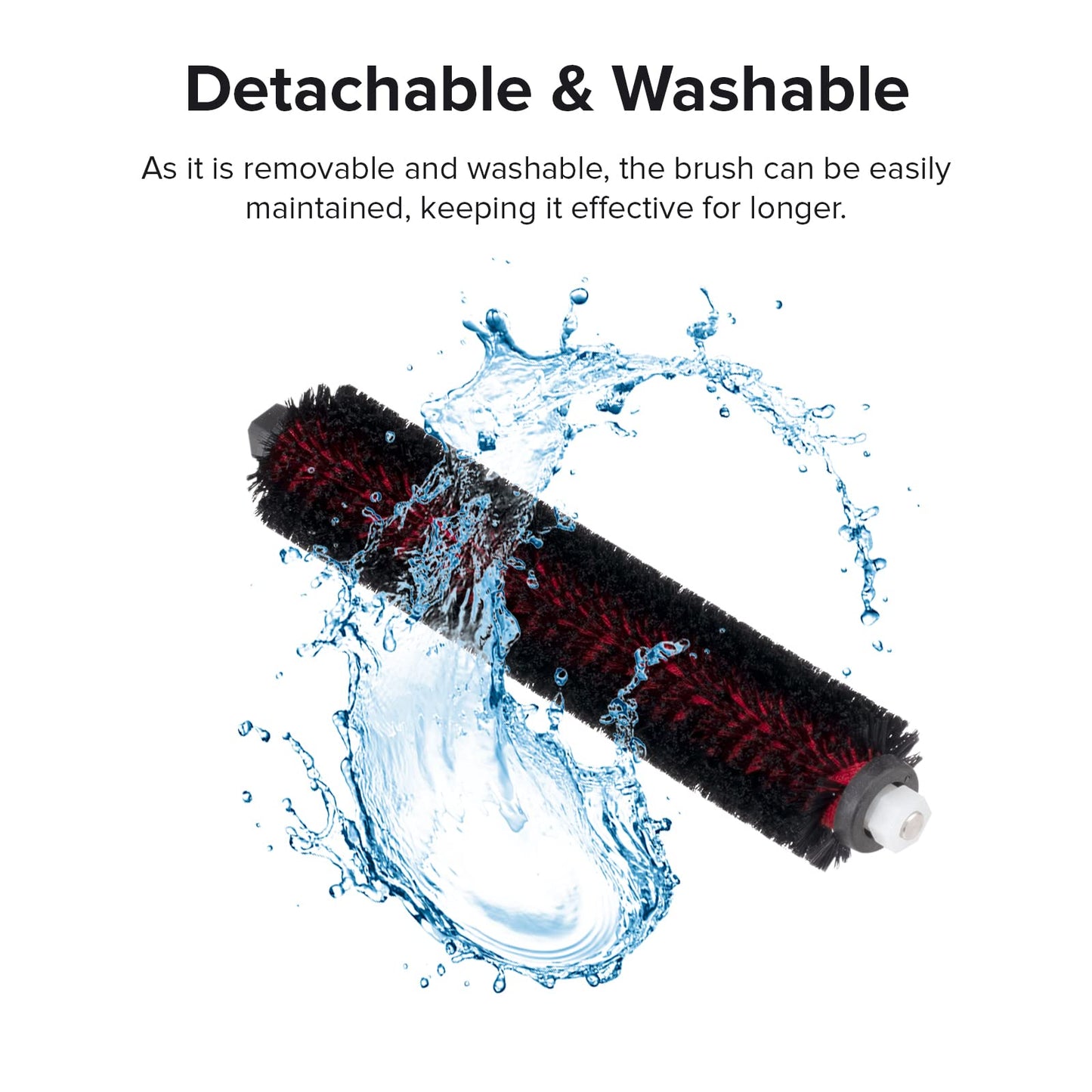 roborock High-Speed Cleaning Brush for Saros 10,S8 MaxV Ultra/Max Ultra/Pro Ultra,S7 Max Ultra/MaxV Ultra for Mop Washing and Dock Self-Cleaning (2pcs)