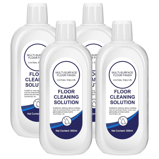 Multi-Surface Floor Cleaning Solution Compatible with Tineco, Cleaner Refill for All Mopping Robot Vacuums and Cordless Wet/Dry Mops (4 Bottle Pack, Original)