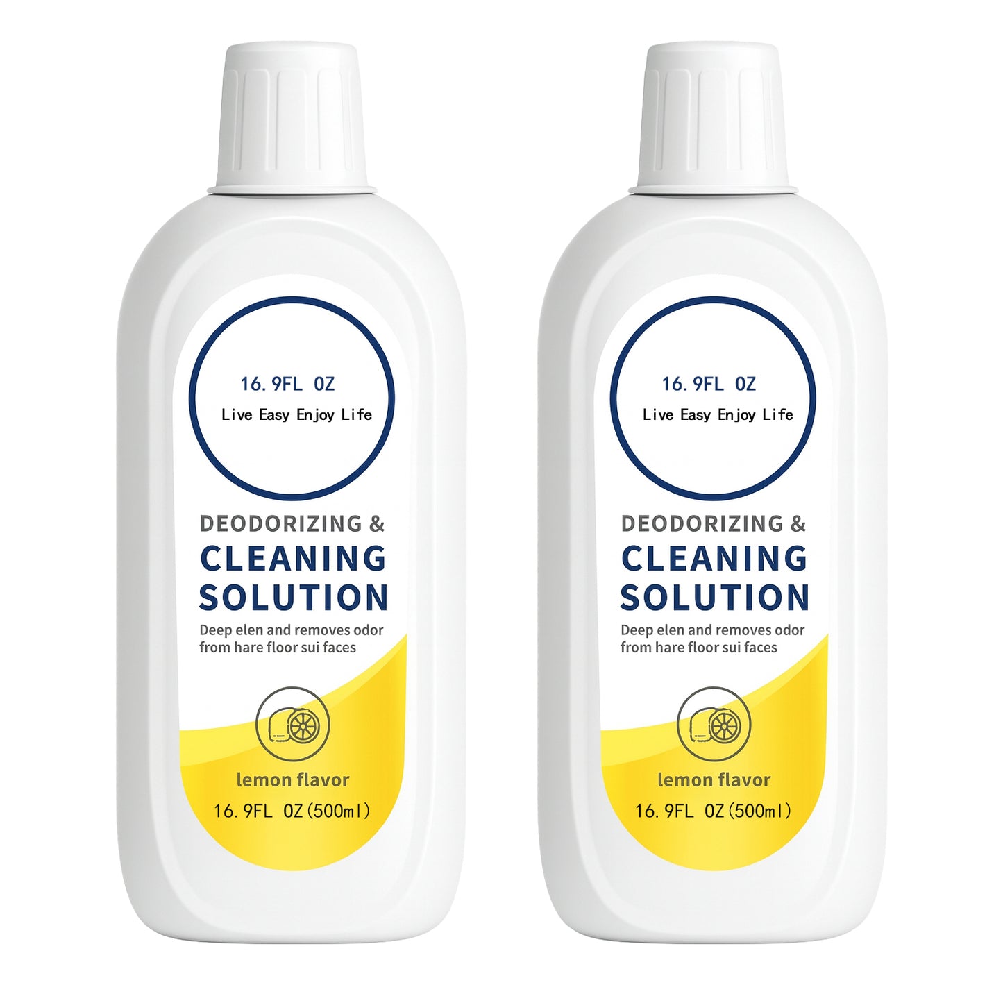 Floor Cleaning Liquid Solution Lemon Flavor 500ml, Compatible for Tineco FLOOR ONE S5/S3/IFLOOR3/IFLOOR2, Compatible for IFLOOR SERIES Vacuum Robot