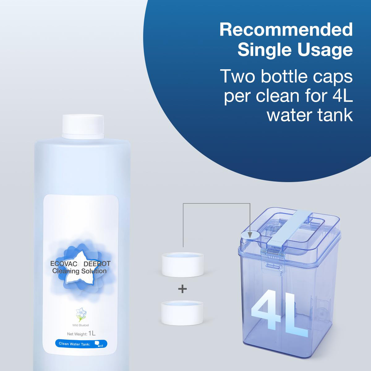 ECOVACS Multi-Surface Floor Cleaning Solution (1L)