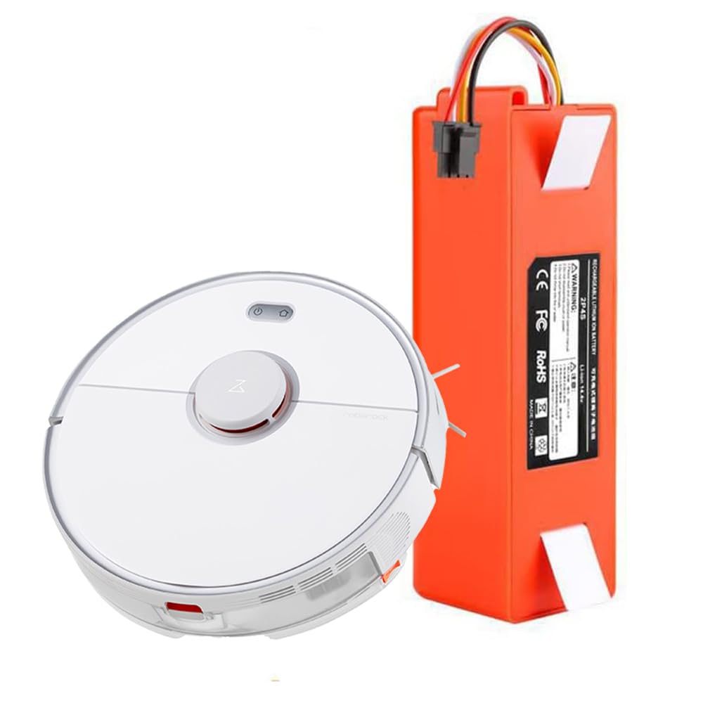 Replacement Battery for Roborock S4 S5 S6 S7 S8 Q5 Q7 series robot vacuum, 14.4V 6700mah