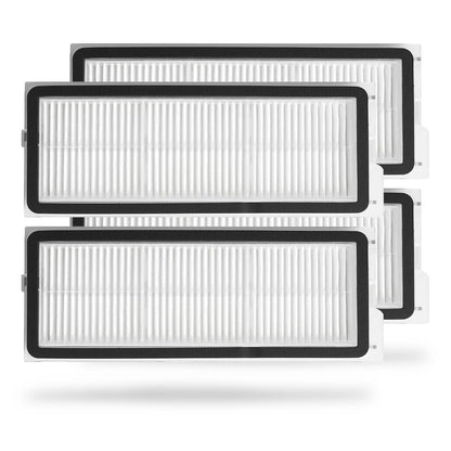 Washable Filter Replacement Parts For Roborock Qrevo series Robot Vacuum Cleaners, High Efficiency Filters（4 Pack）
