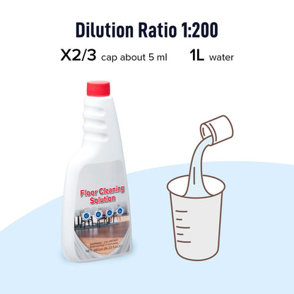 Roborock Floor Cleaning Solution, Compatible Robot Vacuums with Mopping and Wet Dry Vacuum(480ml)