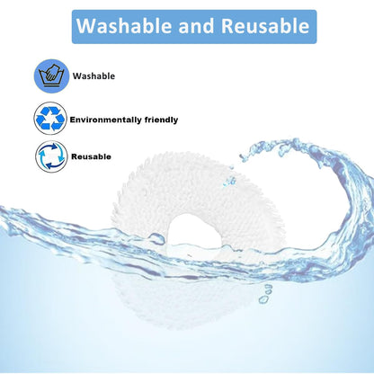 Replacement Mop Pads Compatible with Narwal Freo/Freo Pro/X Ultra/Z Ultra/Z10/T10/J3/J4 Microfiber Resuable Mop Cloth Robot Vacuum Cleaner Accessories