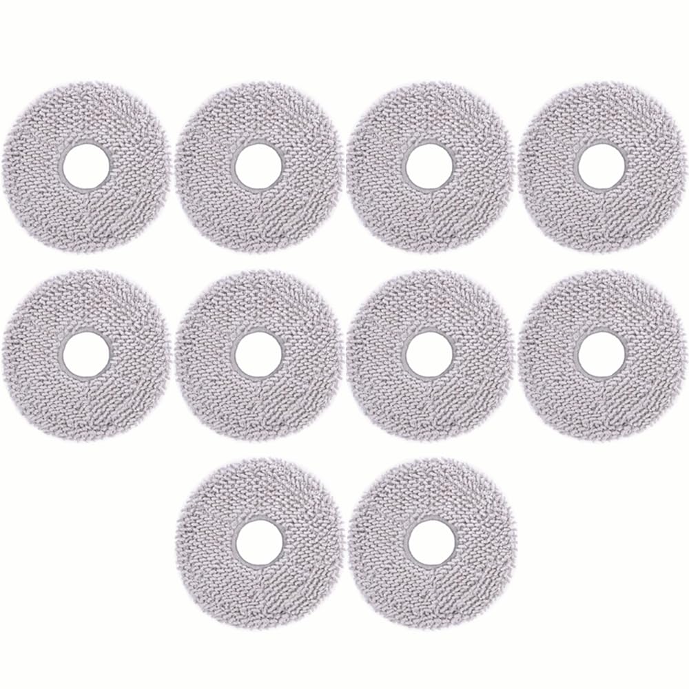 10pcs Mop Pads for ECOVACS DEEBOT X1 Omni/X1 Turbo/T20 Omni/T10 Omni/X2 Omni/T30S/N30 Pro Omni/N30 Omni/T30S AI/T30S Pro/T30S CARE/T50 OMNI/T50 PRO OMNI/T50 MAX PRO OMNI/Yeedi m12 pro+ Deebot Mop Pads