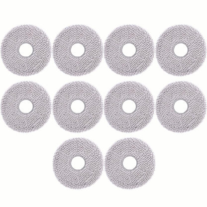 10pcs Mop Pads for ECOVACS DEEBOT X1 Omni/X1 Turbo/T20 Omni/T10 Omni/X2 Omni/T30S/N30 Pro Omni/N30 Omni/T30S AI/T30S Pro/T30S CARE/T50 OMNI/T50 PRO OMNI/T50 MAX PRO OMNI/Yeedi m12 pro+ Deebot Mop Pads