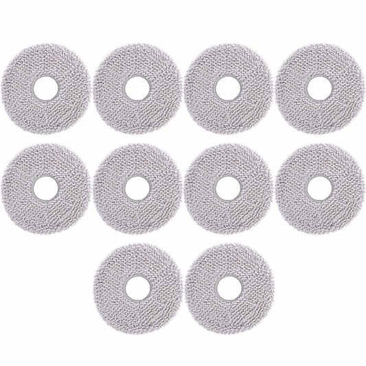 10pcs Mop Pads for ECOVACS DEEBOT X1 Omni/X1 Turbo/T20 Omni/T10 Omni/X2 Omni/T30S/N30 Pro Omni/N30 Omni/T30S AI/T30S Pro/T30S CARE/T50 OMNI/T50 PRO OMNI/T50 MAX PRO OMNI/Yeedi m12 pro+ Deebot Mop Pads