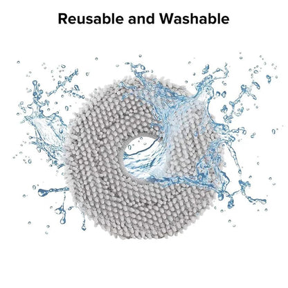 10pcs Mop Pads for ECOVACS DEEBOT X1 Omni/X1 Turbo/T20 Omni/T10 Omni/X2 Omni/T30S/N30 Pro Omni/N30 Omni/T30S AI/T30S Pro/T30S CARE/T50 OMNI/T50 PRO OMNI/T50 MAX PRO OMNI/Yeedi m12 pro+ Deebot Mop Pads