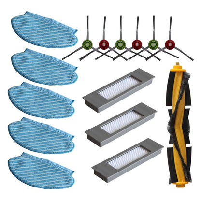 Replacement Accessories Kit for Ecovacs Deebot OZMO 950/920 Robotic Vacuum Cleaner (15 Pack)