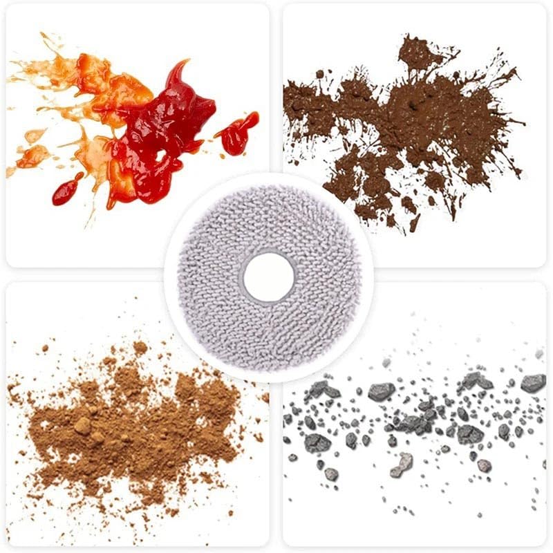 10pcs Mop Pads for ECOVACS DEEBOT X1 Omni/X1 Turbo/T20 Omni/T10 Omni/X2 Omni/T30S/N30 Pro Omni/N30 Omni/T30S AI/T30S Pro/T30S CARE/T50 OMNI/T50 PRO OMNI/T50 MAX PRO OMNI/Yeedi m12 pro+ Deebot Mop Pads