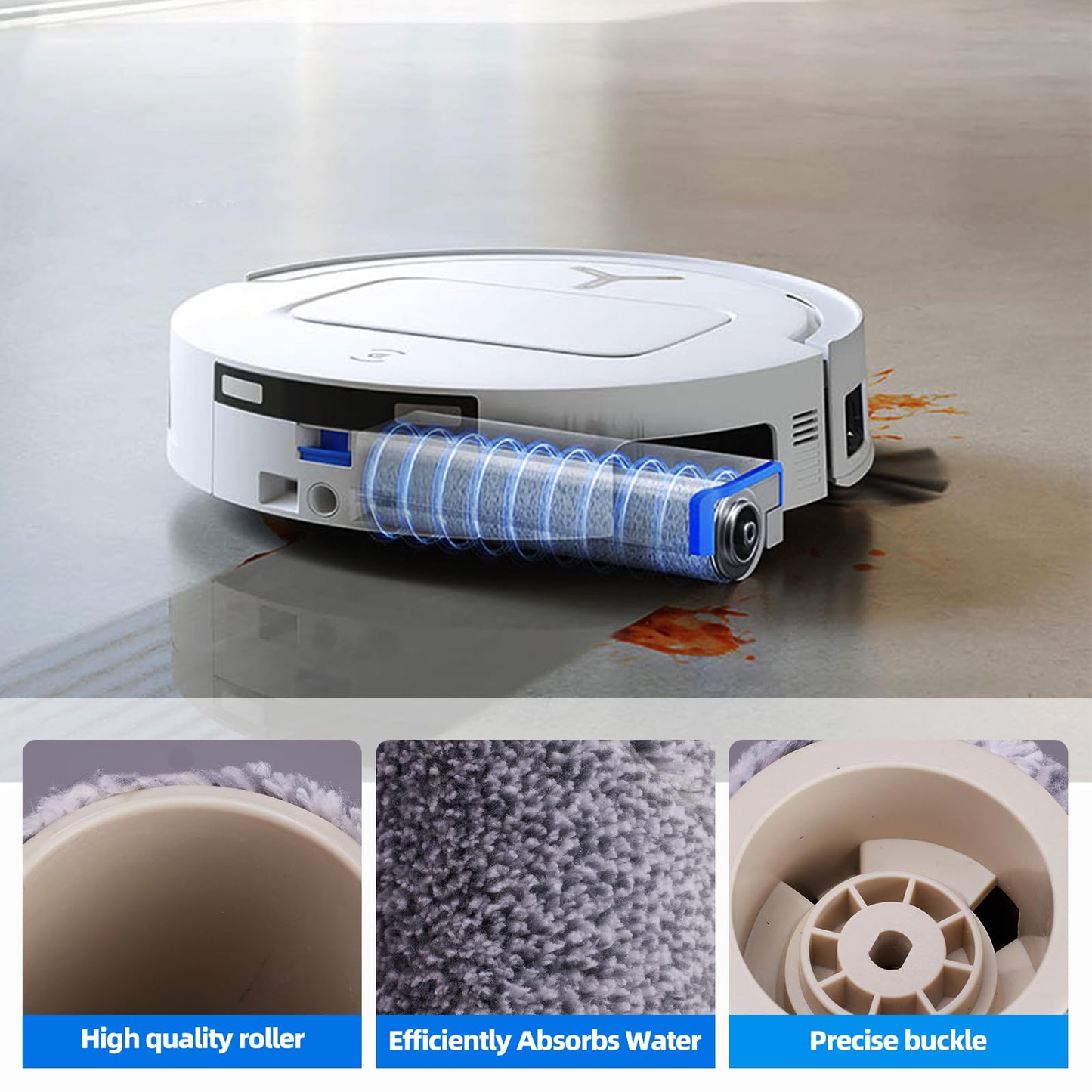 Accessories Kit for ECOVACS DEEBOT T80 Omni Robot Vacuum（21 Pack ）