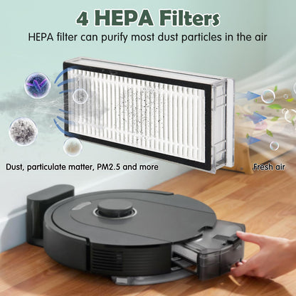 Accessories Kit Replacement Compatible with Roborock Q5 Pro / Q8 Max series Robot Vacuum（17 Pack）