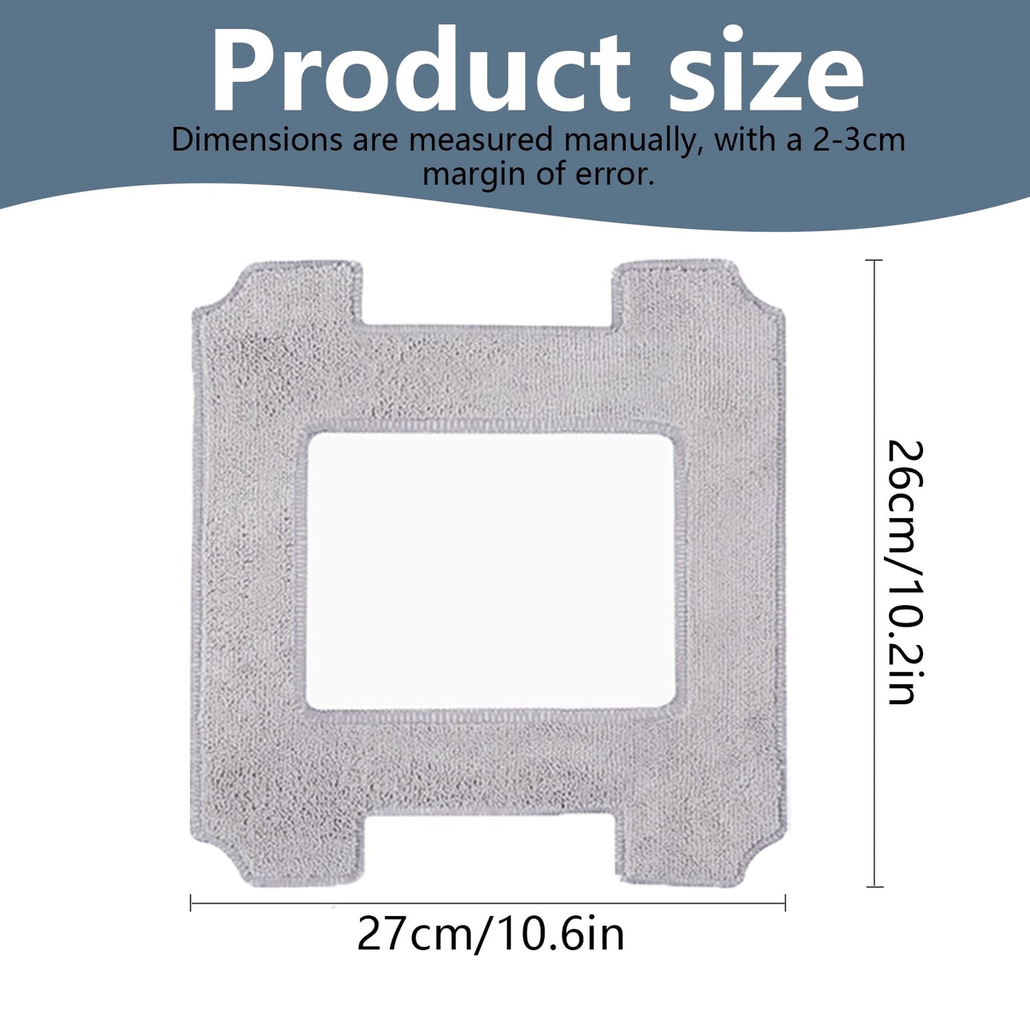 Cleaning Rag for Ecovacs Winbot W2 Omni, W1 Pro, W1 Window Vacuum Cleaner Robot, Washable and Reusable W2 Omni Mop Cloth W1 Mop Pad Accessories 9 Pcs