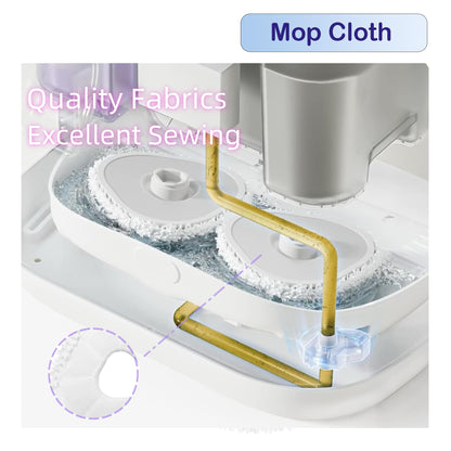 Replacement Mop Pads Compatible with Narwal Freo/Freo Pro/X Ultra/Z Ultra/Z10/T10/J3/J4 Microfiber Resuable Mop Cloth Robot Vacuum Cleaner Accessories
