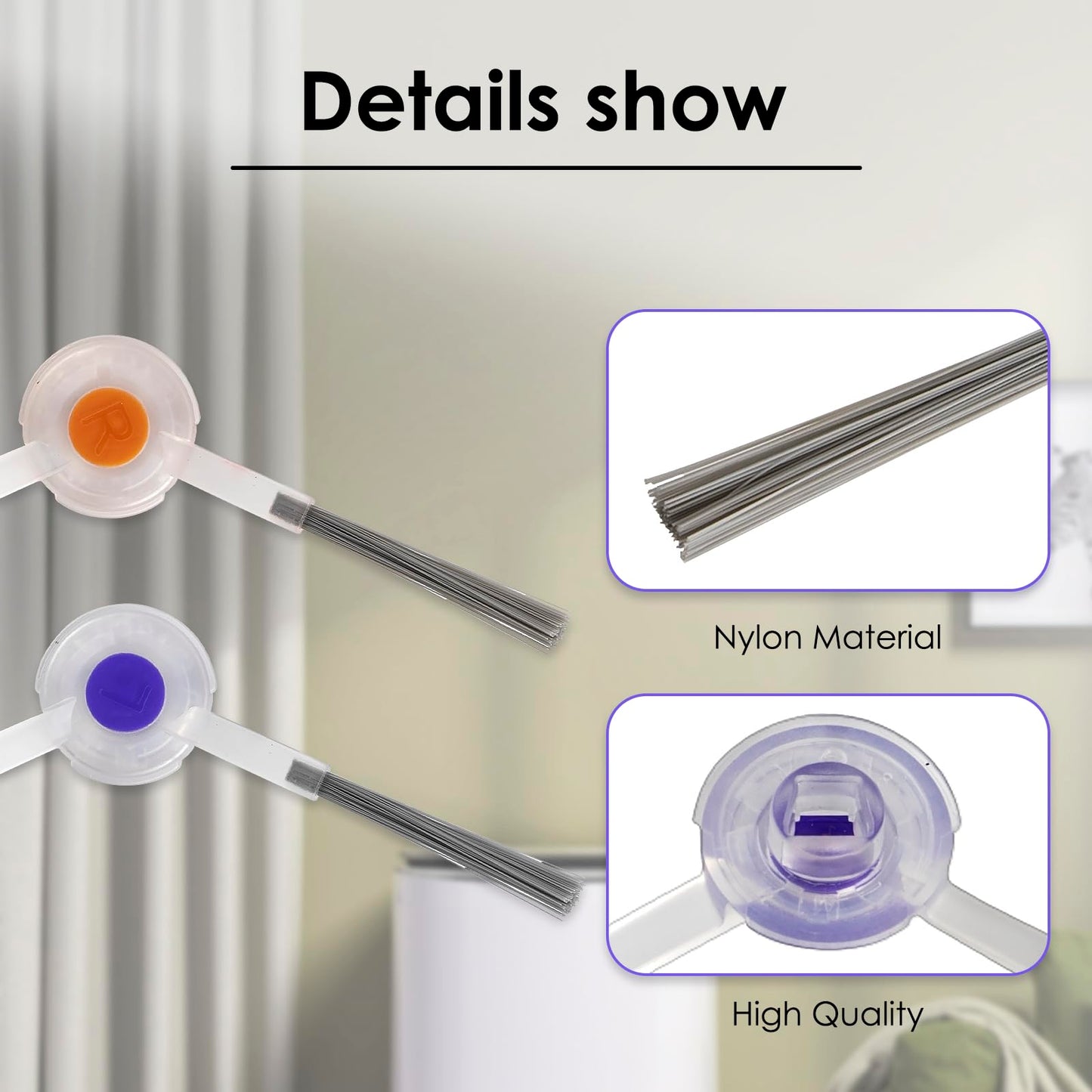 (10 Pieces) Replacement Side Brush Compatible with Narwal Freo/Freo X Ultra/Freo X Plus/Freo Z Ultra Robot Vacuum and Mop Combo, Robotic Vacuum Side Brushes