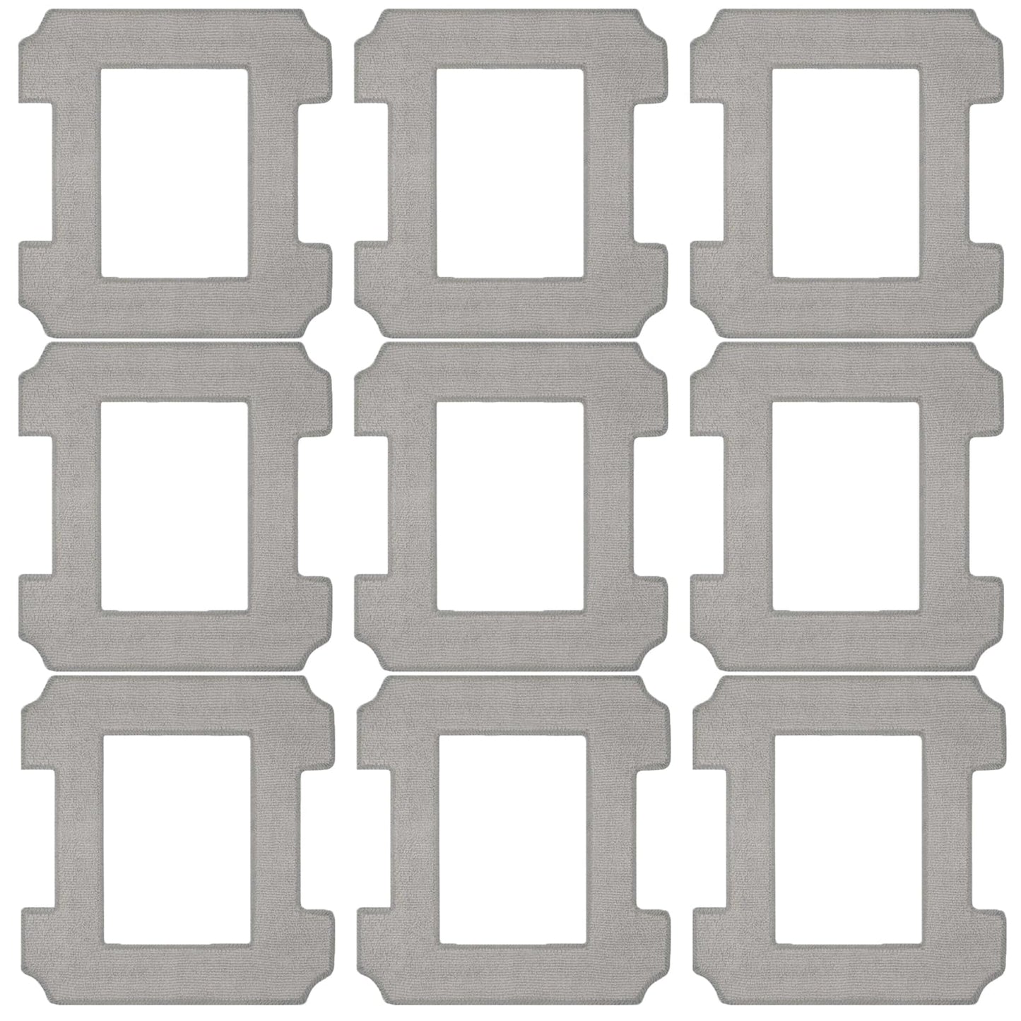 Cleaning Rag for Ecovacs Winbot W2 Omni, W1 Pro, W1 Window Vacuum Cleaner Robot, Washable and Reusable W2 Omni Mop Cloth W1 Mop Pad Accessories 9 Pcs