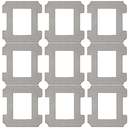 Cleaning Rag for Ecovacs Winbot W2 Omni, W1 Pro, W1 Window Vacuum Cleaner Robot, Washable and Reusable W2 Omni Mop Cloth W1 Mop Pad Accessories 9 Pcs