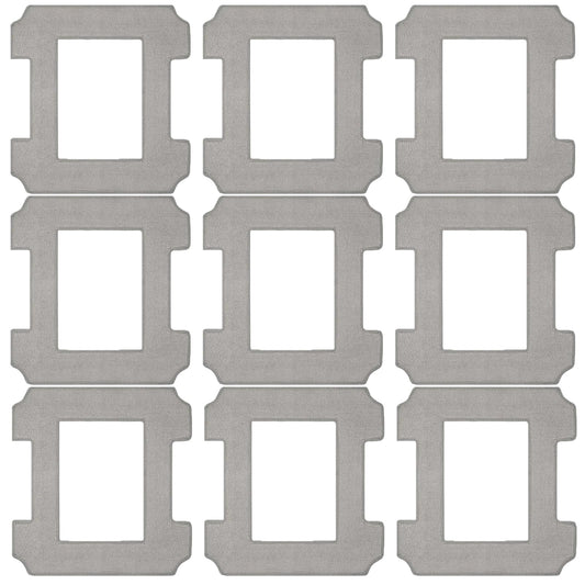 Cleaning Rag for Ecovacs Winbot W2 Omni, W1 Pro, W1 Window Vacuum Cleaner Robot, Washable and Reusable W2 Omni Mop Cloth W1 Mop Pad Accessories 9 Pcs