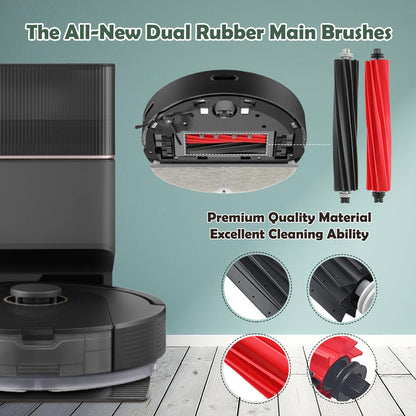 Accessories Kit Replacement Compatible with Roborock Q5 Pro / Q8 Max series Robot Vacuum（17 Pack）