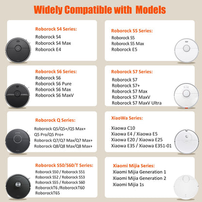 Replacement Battery for Roborock S4 S5 S6 S7 S8 Q5 Q7 series robot vacuum, 14.4V 6700mah