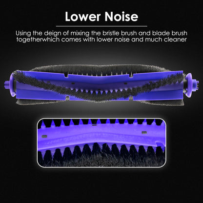 (2 Pieces) Replacement Brush Rollers Compatible with Narwal Freo Robot Vacuum and Mop Combo, Replacement Parts Accessory Kit, 2 Brush Rollers