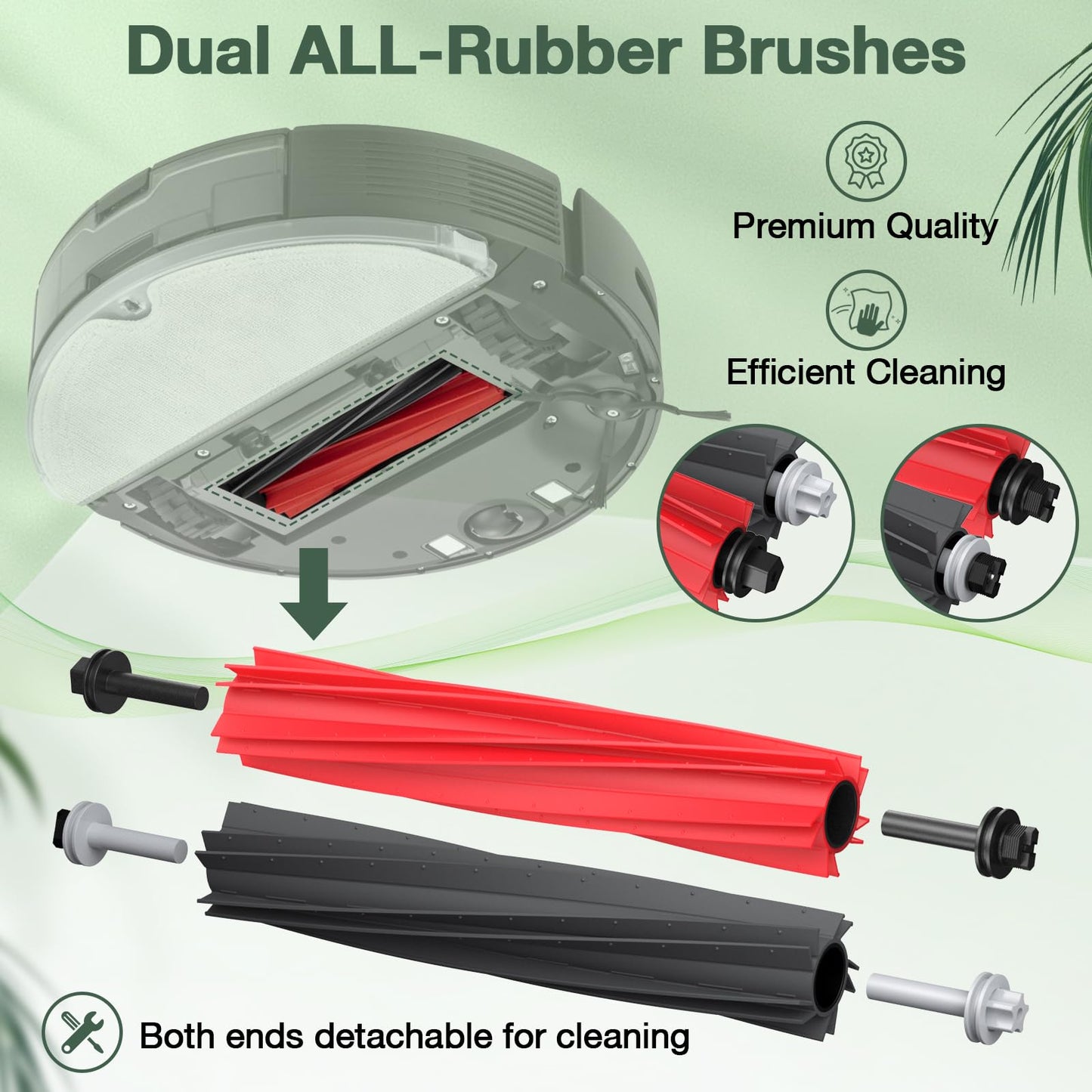 Accessories for Roborock Q5 Max+ / Q5 Pro+ / Q8 Max+ Robot Vacuum Cleaners（14Pack）