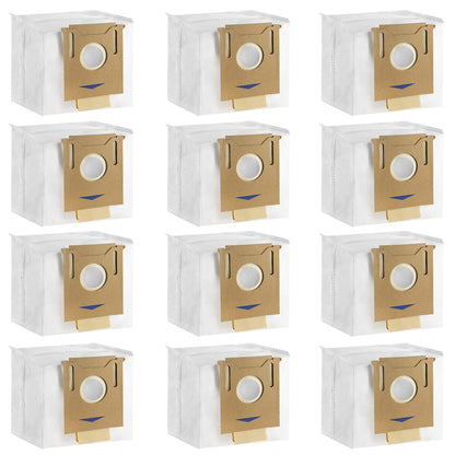 5 Pack Dust Bags For Yeedi K781+,For ECOVACS Deebot Ozmo T8, T8 Aivi, T8+ T8 AIVI+, T8MAX, N8 Pro Plus/N8 Pro, N8+ Plus, N8 Pro+, T9 AIVI T9 PRO T9 MAX DX93, DDX96, Vacuum Cleaner Parts