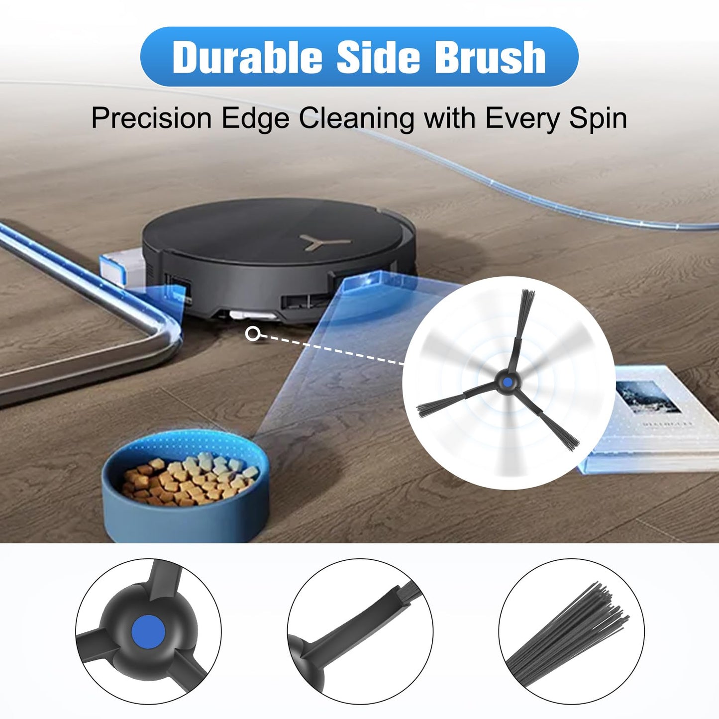 Accessories Kit for ECOVACS DEEBOT X8 PRO OMNI Compatible with Yeedi S14 Plus Vacuum Cleaner（21Pcs）