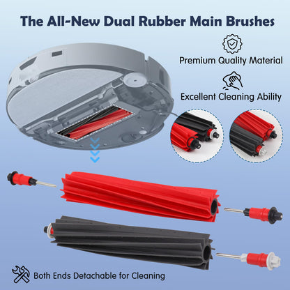 Accessories Kit Compatible with Roborock S8 Max/MaxV Ultra Robot Vacuum（24-Pack）