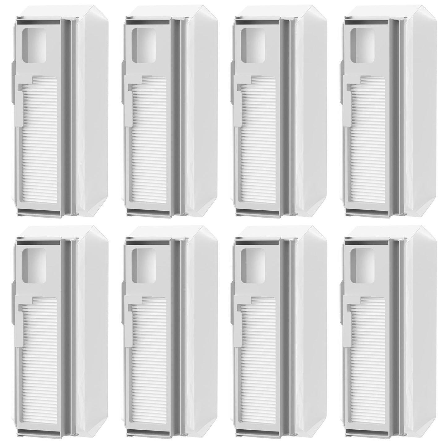 8 Pack Dust Bags for Narwal Freo X Ultra & Freo X Plus Robot Vacuum, 1L Capacity Disposable Dust Bag Replacement with Built-in Hepa Fil-ter