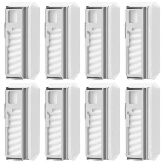 8 Pack Dust Bags for Narwal Freo X Ultra & Freo X Plus Robot Vacuum, 1L Capacity Disposable Dust Bag Replacement with Built-in Hepa Fil-ter