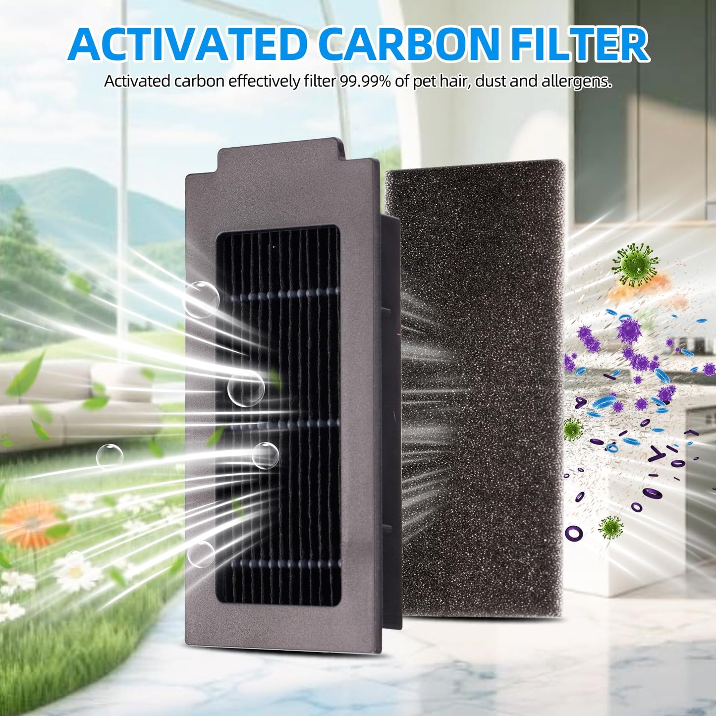 Accessories for ECOVACS DEEBOT T50 PRO Omni / T50 Omni Robot Vacuum（25 Pack）