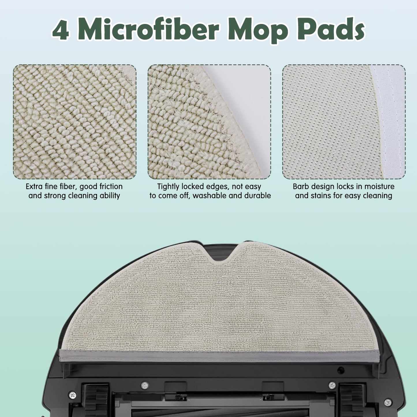 Accessories Kit Replacement Compatible with Roborock Q5 Pro / Q8 Max series Robot Vacuum（17 Pack）