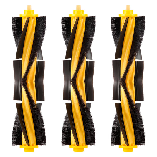 (3 Pieces) N10 Roller Brushes Main Brush Replacement Parts for Ecovacs DEEBOT OZMO N10 N10 Plus 920 950 T8 AIVI Max T9 T5 N5 N7 N8+ N8 Pro DX55 DX93 DJ65 Roller Brush