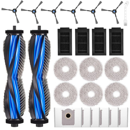 Accessories for ECOVACS DEEBOT T50 PRO Omni / T50 Omni Robot Vacuum（25 Pack）