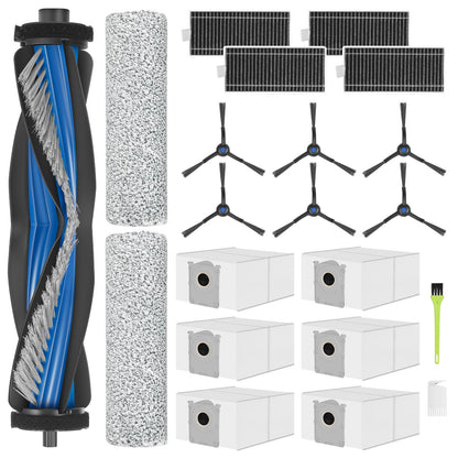 Accessories Kit for ECOVACS DEEBOT X8 PRO OMNI Compatible with Yeedi S14 Plus Vacuum Cleaner（21Pcs）