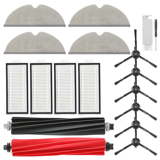 Accessories Kit Replacement Compatible with Roborock Q5 Pro / Q8 Max series Robot Vacuum（17 Pack）