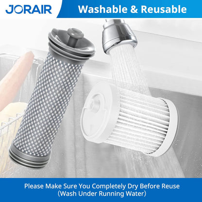 Replacement Filter kit Compatible with Tineco A10/A11 Hero, PURE ONE S11, A11 PET, A10/A11 Master, PWRHERO11 Snap Cordless Vacuum Cleaner, 3 Pack Pre Filters & 3 HEPA Filter