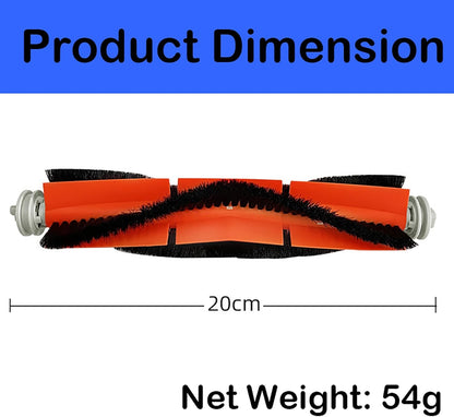 Replacement Parts Detachable Main Brushes Multi-Surface Rolling Brush for Dreame Bot W10/W10Pro Robot Vacuum Cleaner