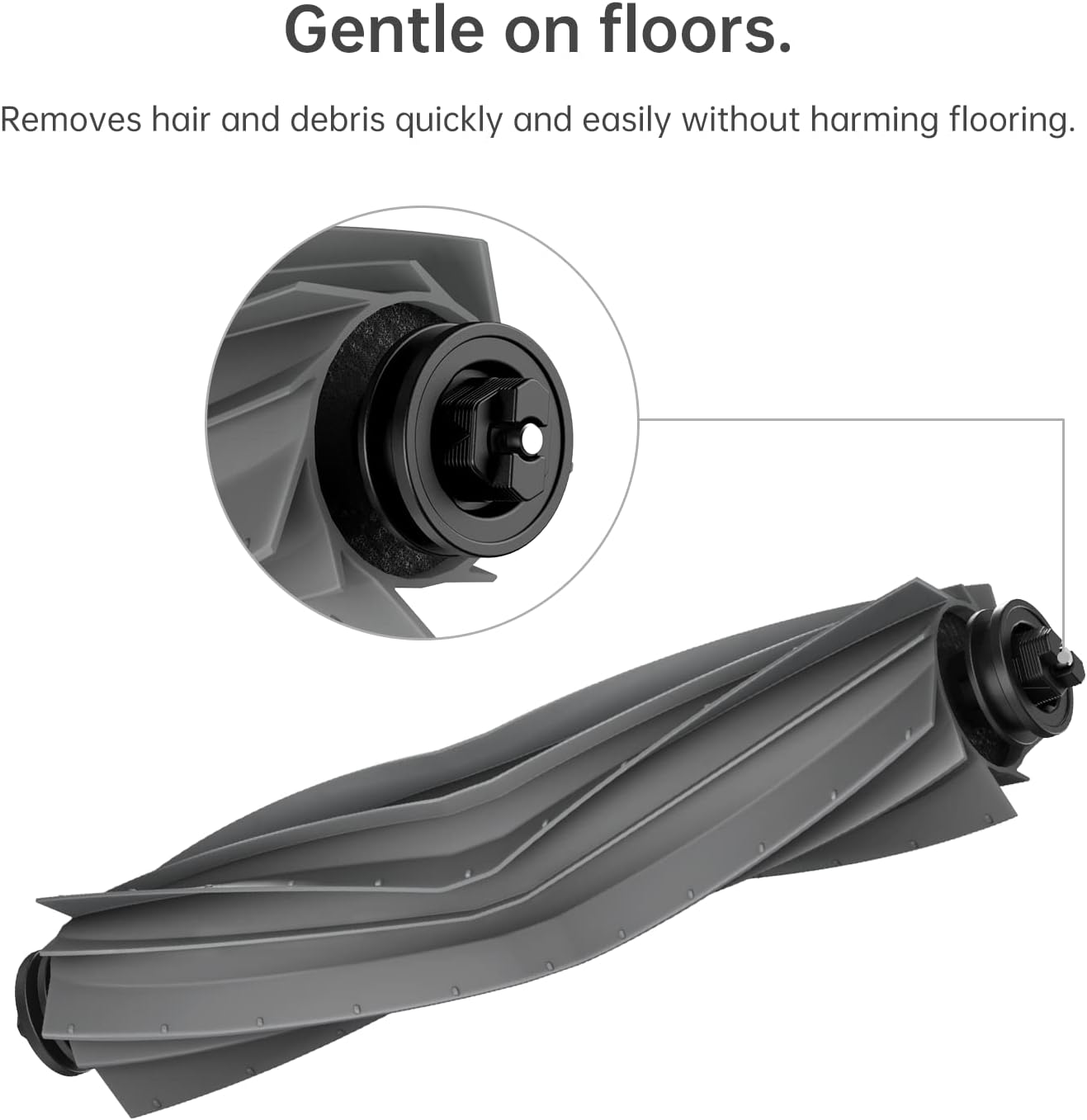 DREAME Main Roller Brush Compatible with X30 Ultra/X40 Ultra/l10s Ultra/L20 Ultra/L10s Pro Ultra/L10s Plus/L10s Pro Gen 2/L30 Ultra/L40 Ultra/D10s Plus