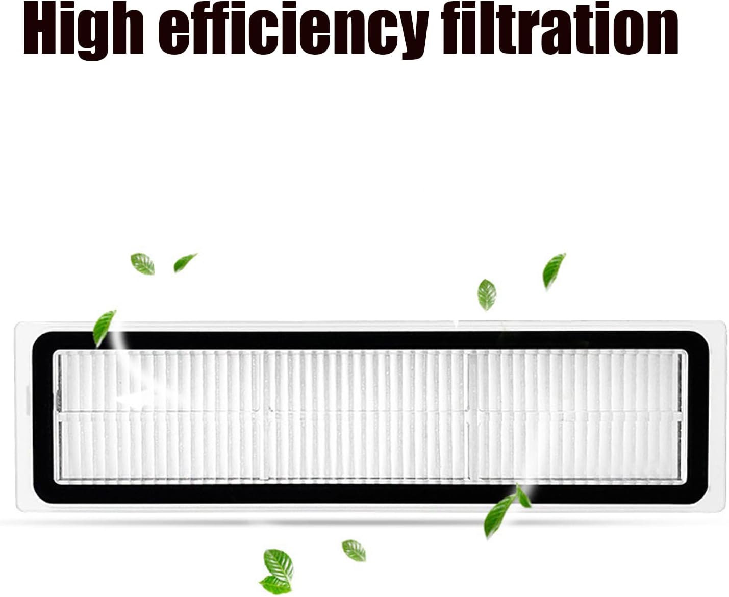 Accessories Kit for Dreame D9 Vacuum Cleaner Replacement Parts, Include 1 Main Brush, 2 Side Brush, 2 Filters, 2 Mop Pad Cloth