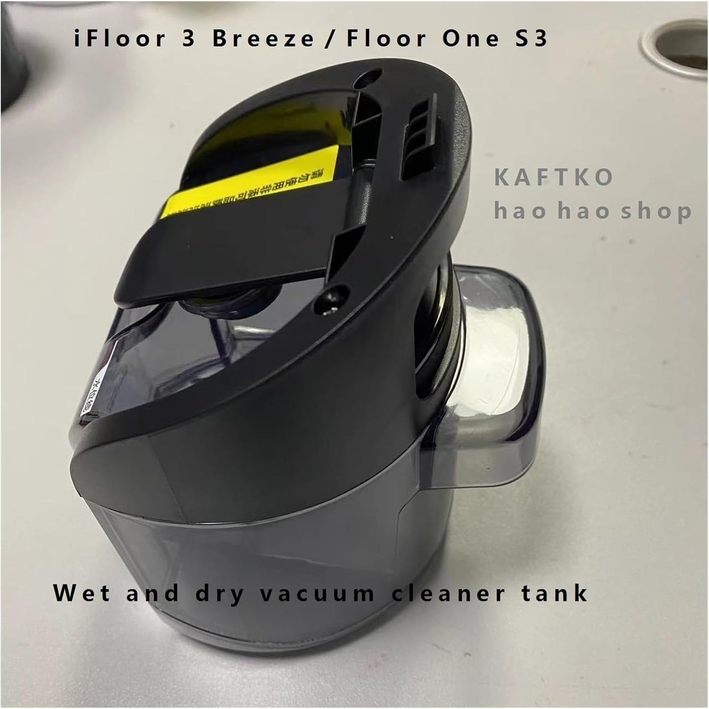 Original Wet and Dry Vacuum Cleaner Black Cleaning Water Tank. Compatible for Tineco Floor One S3 / IFloor Breeze/IFloor 3 / IFloor 3 Breeze