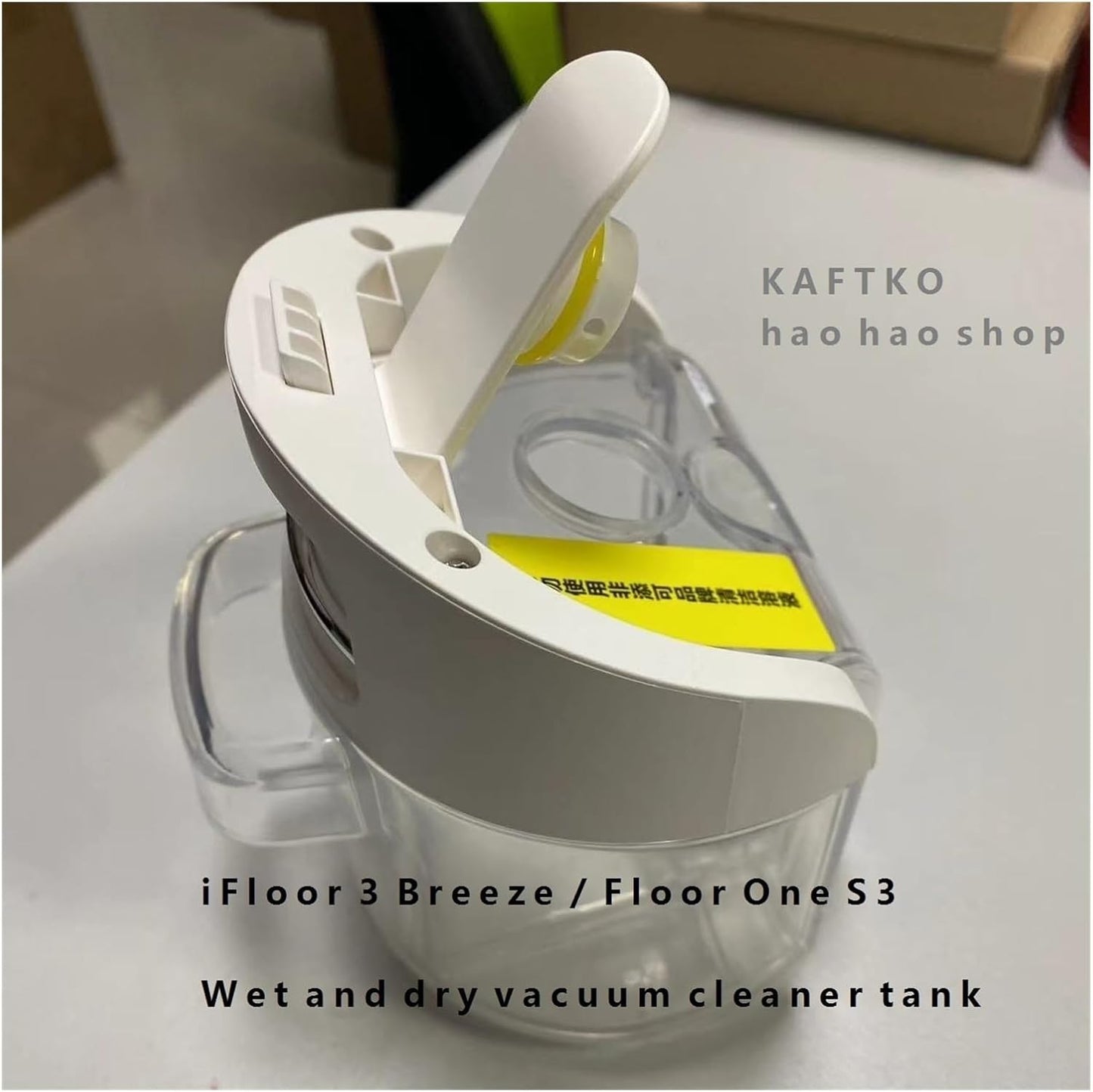 Original Wet and Dry Vacuum Cleaner White Cleaning Water Tank Replacement. Compatible for Tineco Floor One S3 / IFloor Breeze/IFloor 3 / IFloor 3 Breeze