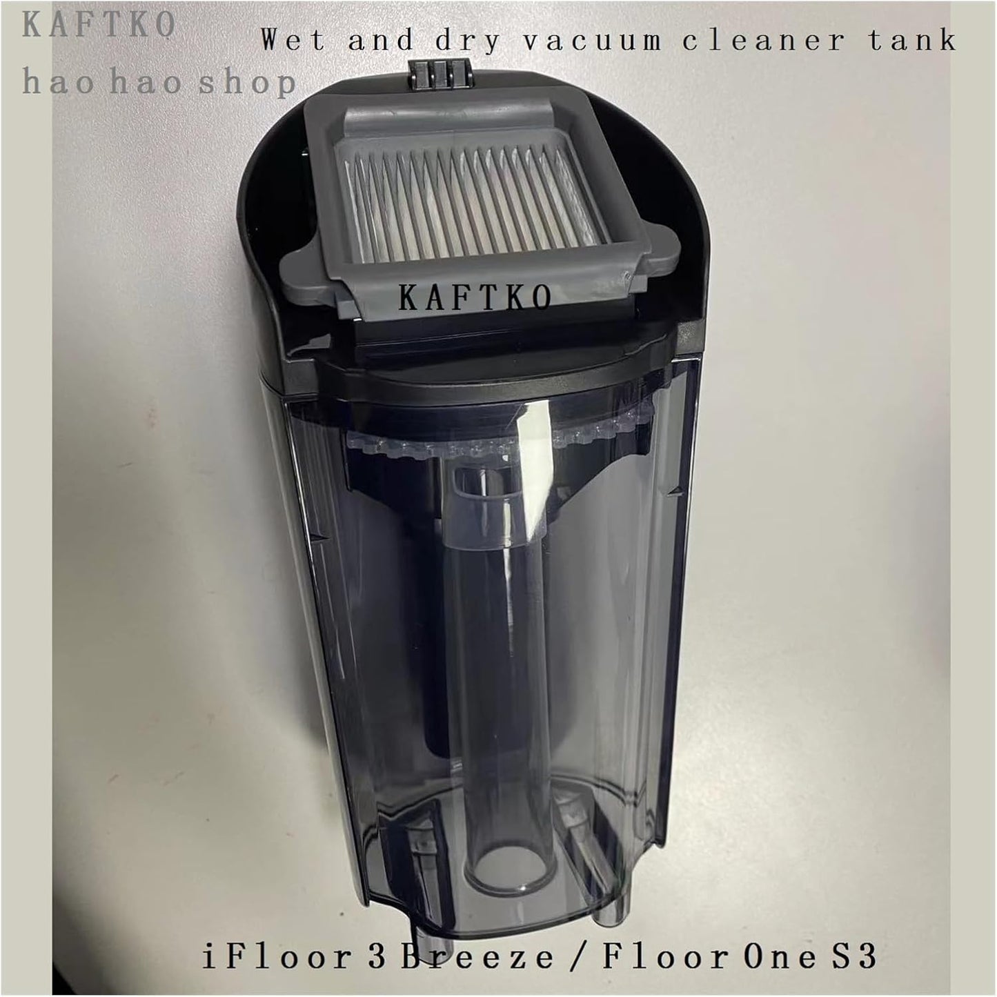 Original Vacuum Cleaner Black Dirty Water Tank Compatible for Tineco Floor One S3 / IFloor Breeze/IFloor 3