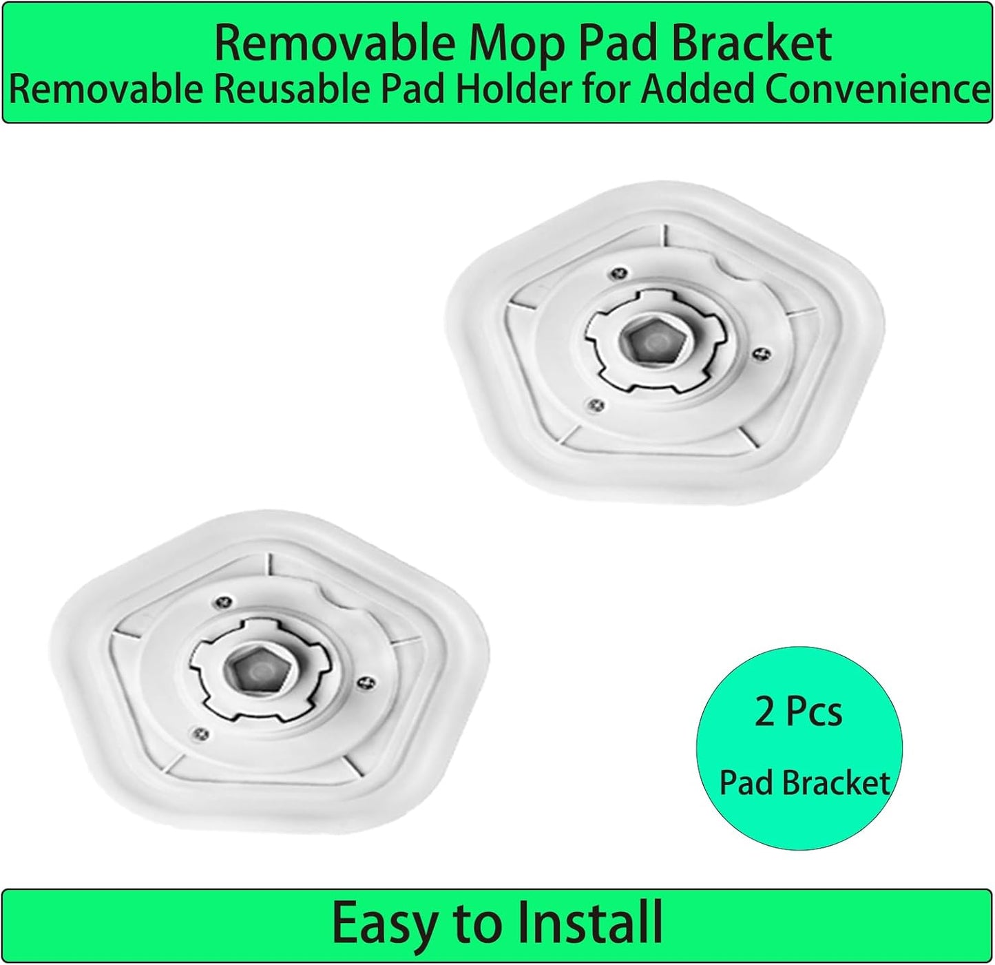 Replacement Spare Parts for Dreametech Bot W10 / W10 Pro Robot Vacuum 1 Main Brush 2 Side Brush 2 Filter 2 Mop Pad Bracket 4 Mop Pad Accessories (11 Pack)