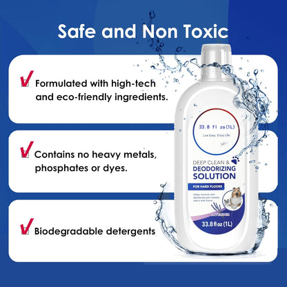 Tineco Floor Cleaning Solution 1L, Lavender Scent, Deep Cleans of Multiple Hard Floors for iFLOOR Series, FLOOR ONE S3 / S5 / S6 / S7 / S9 Artist Series Wet Dry Vacuum, EXCEPT Steam Machines (33.8 OZ)