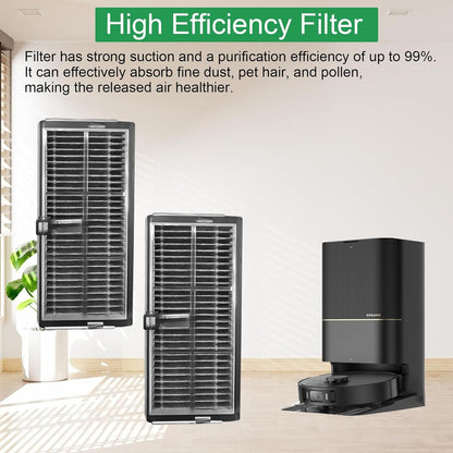 HEPA Filter Accesories for Dreame L40s Ultra CE/L10s Pro Ultra Heat/ X30 Ultra/X30 Pro Plus/X30 Pro Ultra /X40 ultra complete Vacuum Cleaner,High efficiency filtration filter Replacement Part