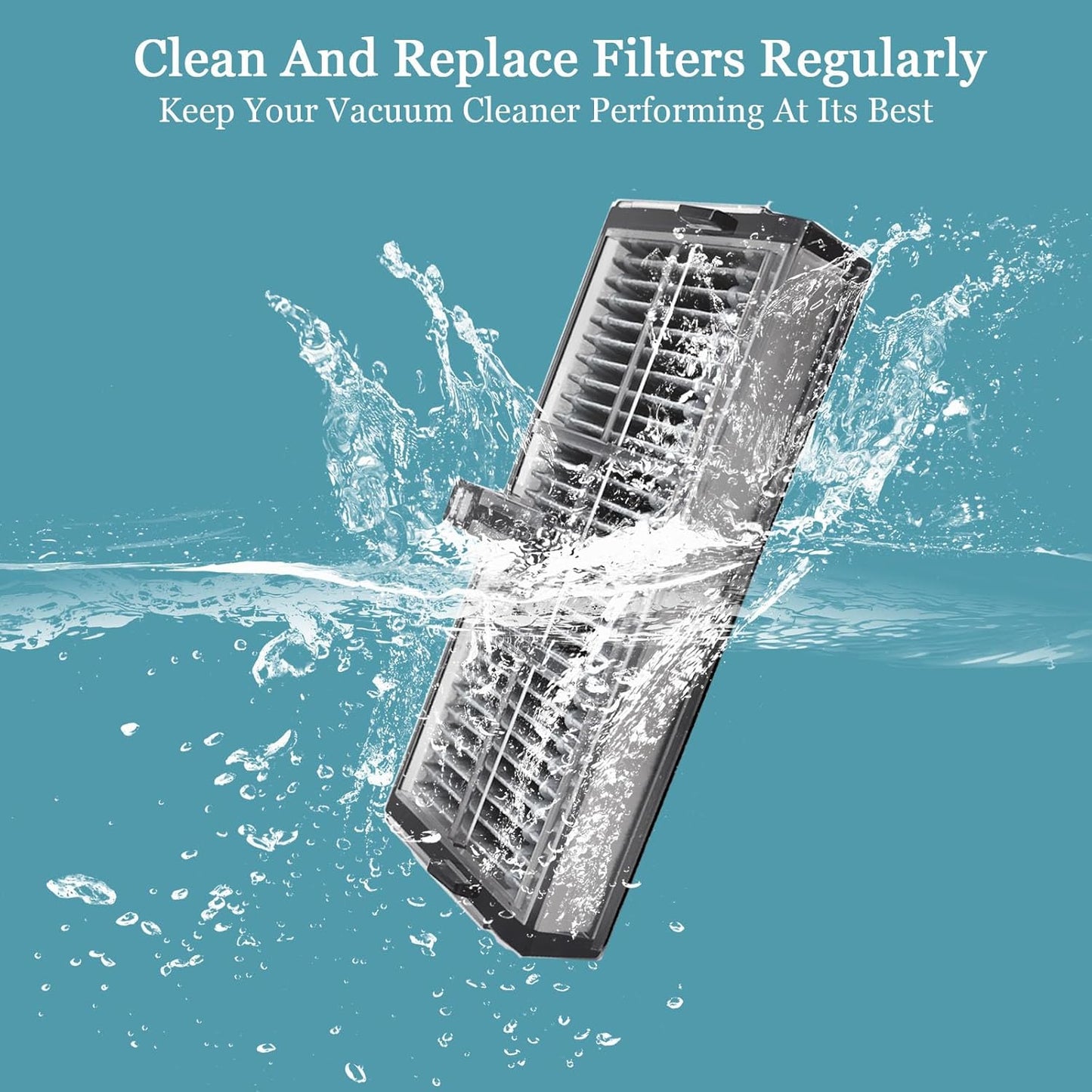 HEPA Filter Accesories for Dreame L40s Ultra CE/L10s Pro Ultra Heat/ X30 Ultra/X30 Pro Plus/X30 Pro Ultra /X40 ultra complete Vacuum Cleaner,High efficiency filtration filter Replacement Part