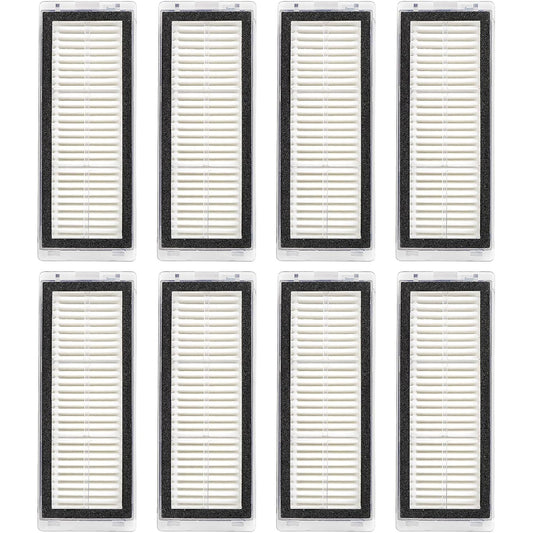(8 Pieces) HEPA Filters Compatible for Dreametech L20 Ultra/ L30 Ultra Robot Vacuum Filter Kit, Replacement Parts 8 Filters